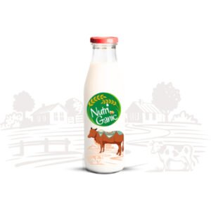 Fresh Desi Cow A2 Milk 500ml Bottle by NutriGanic - Farm Fresh Natural Dairy Milk