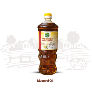 NutriGanic Mustard Oil 1L Bottle for Daily Cooking