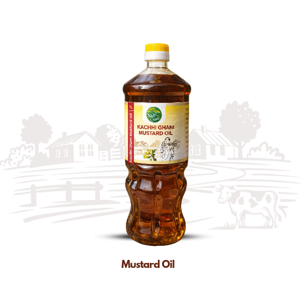 NutriGanic Mustard Oil 1L NutriGanic Mustard Oil 1L Bottle for Daily Cooking