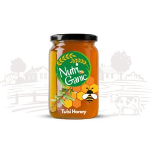 Tulsi Honey 1kg Jar by NutriGanic - Pure Natural Honey